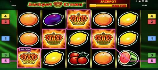 Jackpoty w Jackpot Crown w kasynie online